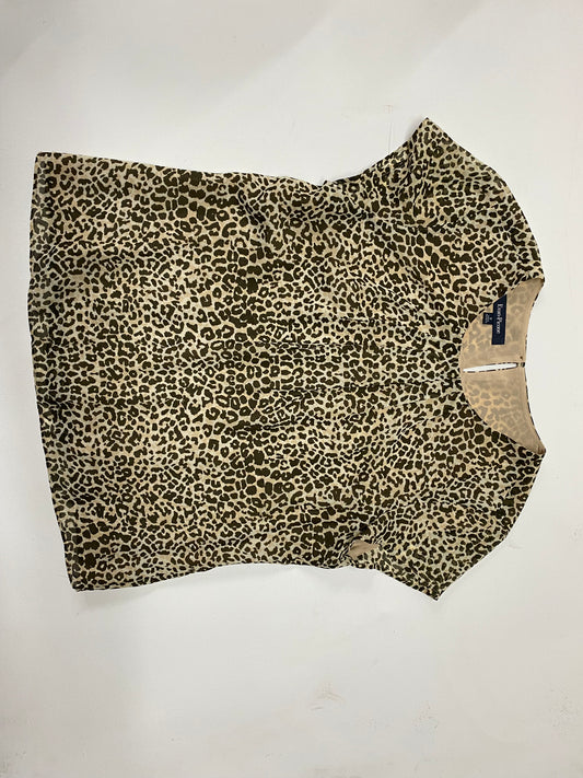Evan Picone Cheetah Print Blouse Size 12