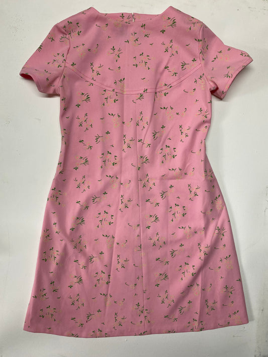 Pink Floral Mini Dress Size S/M
