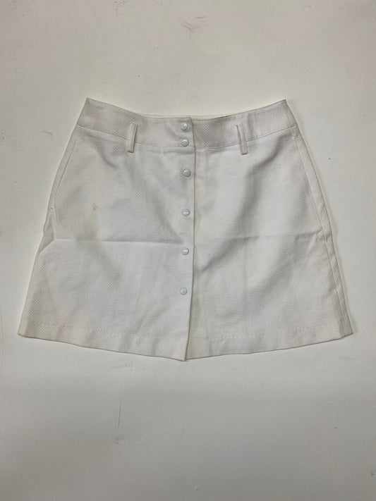 Kaner White Mini Skirt