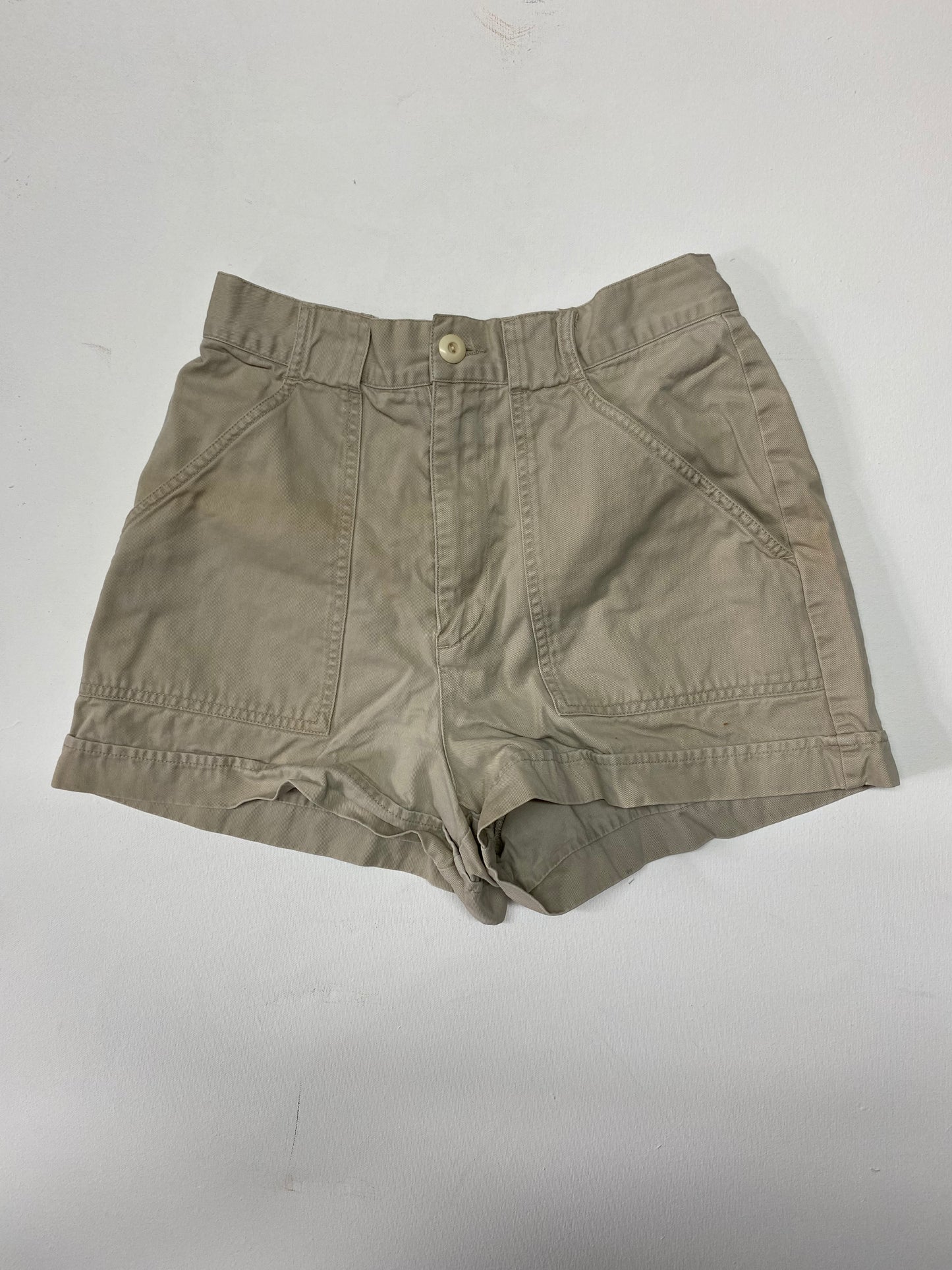 Abercrombie and Fitch Beige Cargo Shorts Size 6