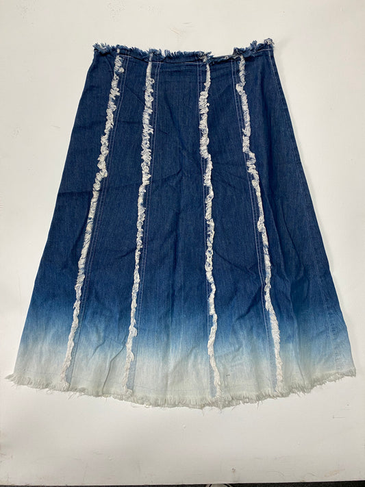 Siren Midi Jean Skirt Size 7